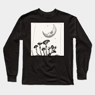 Mushrooms moon Long Sleeve T-Shirt